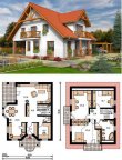 Фото проектов двухэтажных домов и коттеджей
